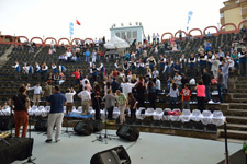 Concert du Bagad Istanbul à Cerkezkoy Turquie 2015